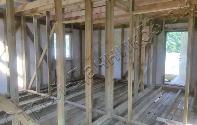 5 Каркасный дом 10х7м, 105 М², Ленинградская область, Выборгский район, СНТ Крона (9)